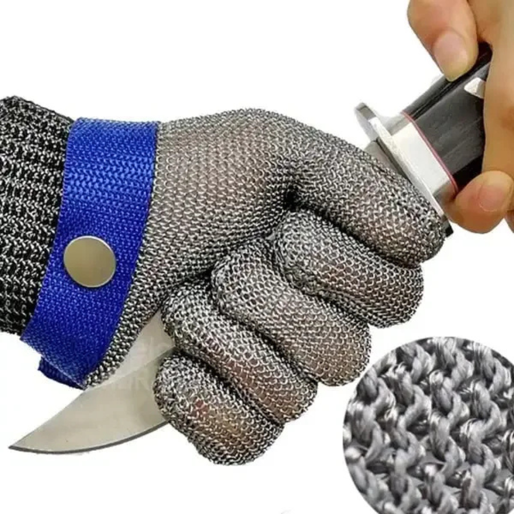 Grabhype Stainless Steel Cut-Resistant Safety Glove